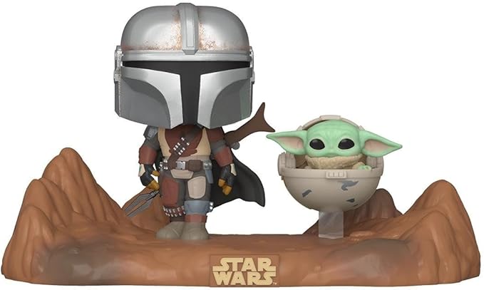 Pop! Star Wars Moment: The Mandalorian - The Mandalorian with The Child