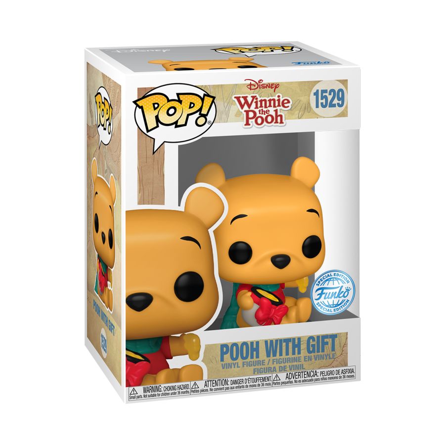 Winnie the Pooh - Pooh with gift US Exclusive Pop! Vinyl