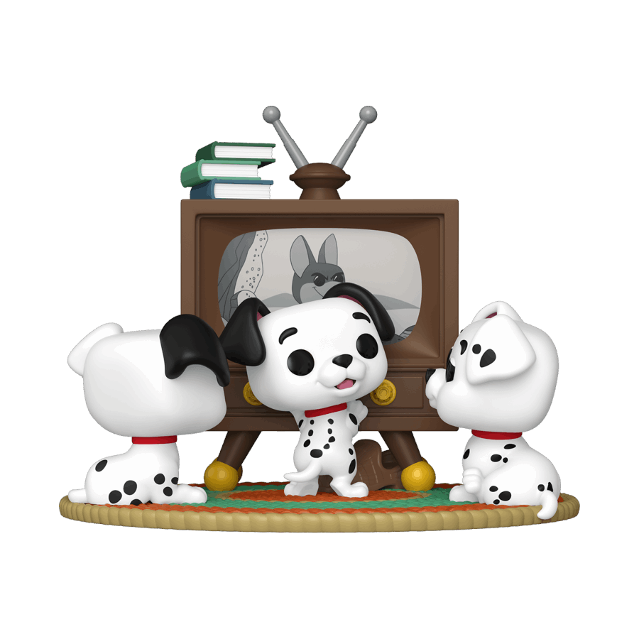 101 Dalmatians (1961) - Rolly, Patch & Lucky with TV Pop! Moment
