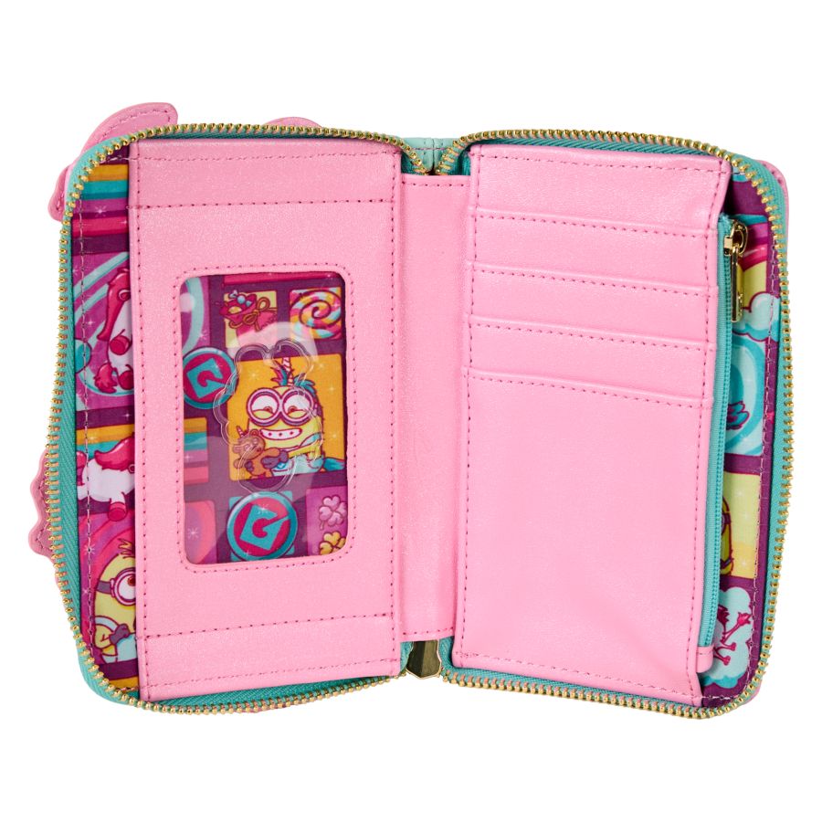 Minions - Fluffy Unicorn Zip Around Wallet