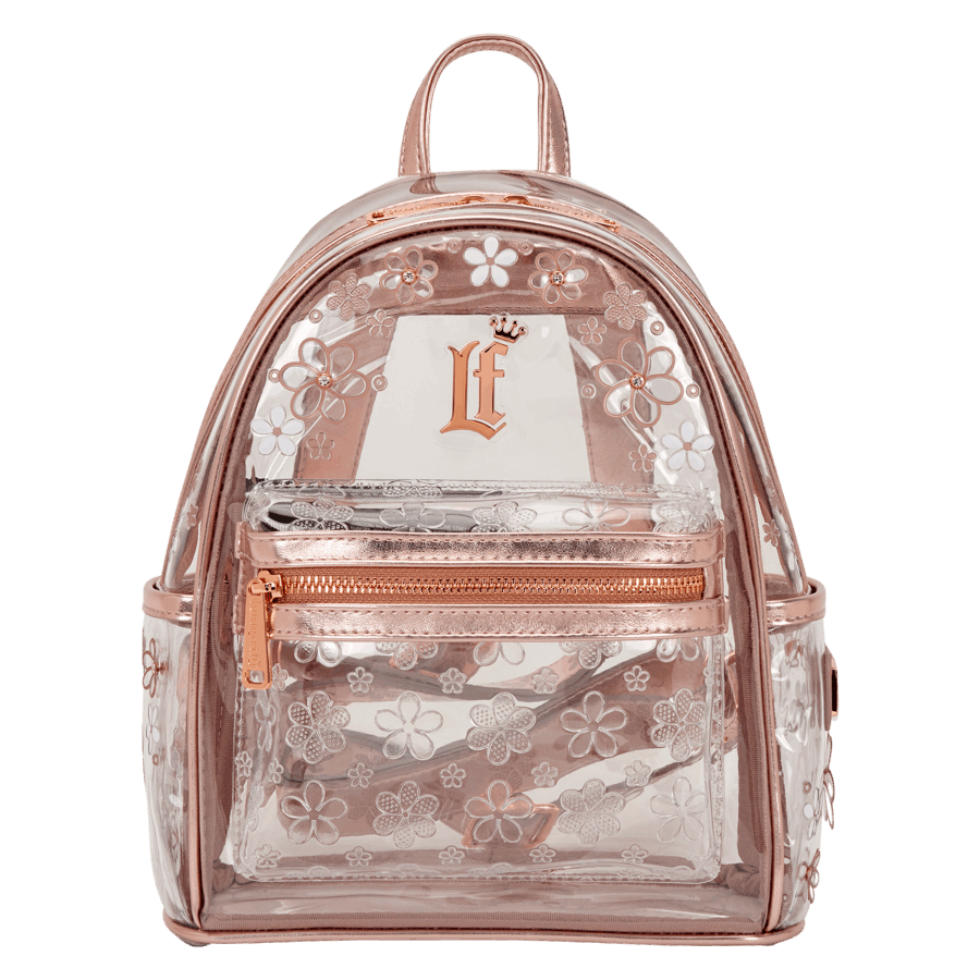 Loungefly - Clear Floral Mini Backpack