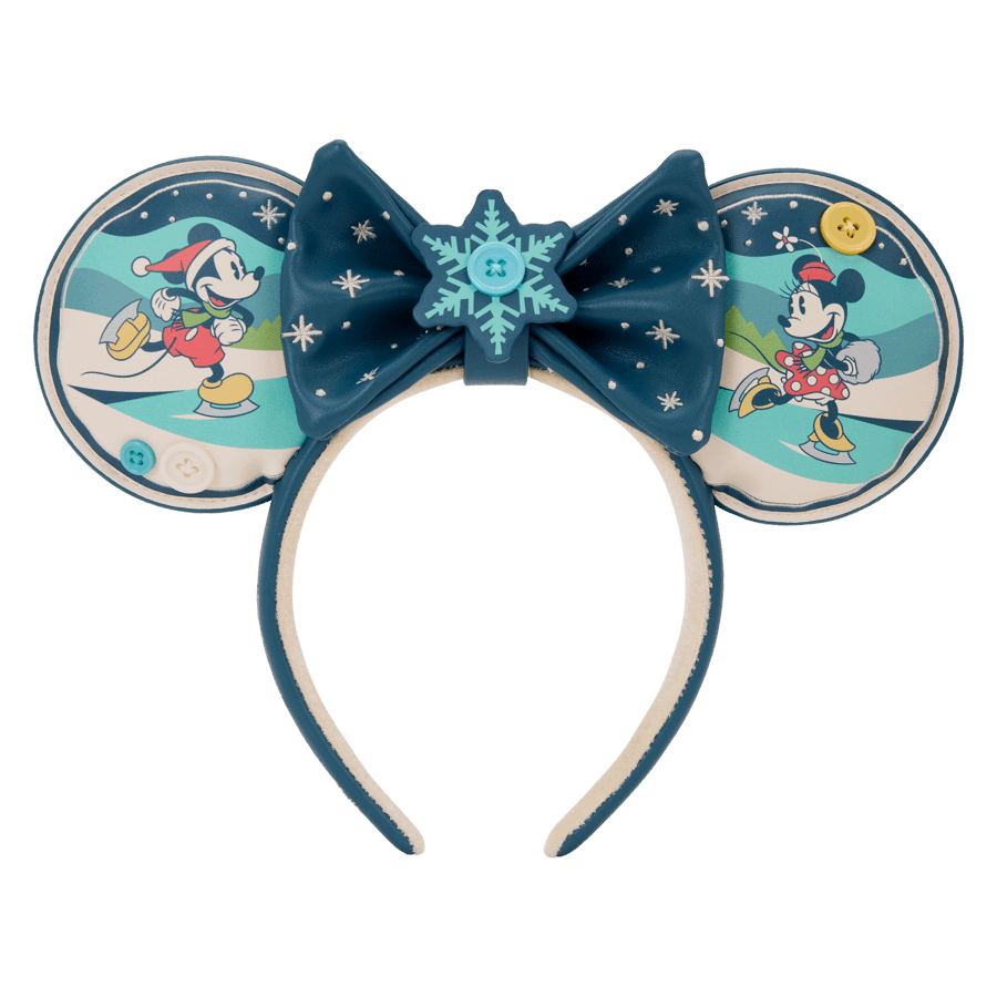 Disney - Mickey & Minnie Holiday Ear Headband