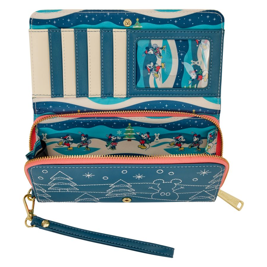 Disney - Mickey & Minnie Holiday Flap Wallet