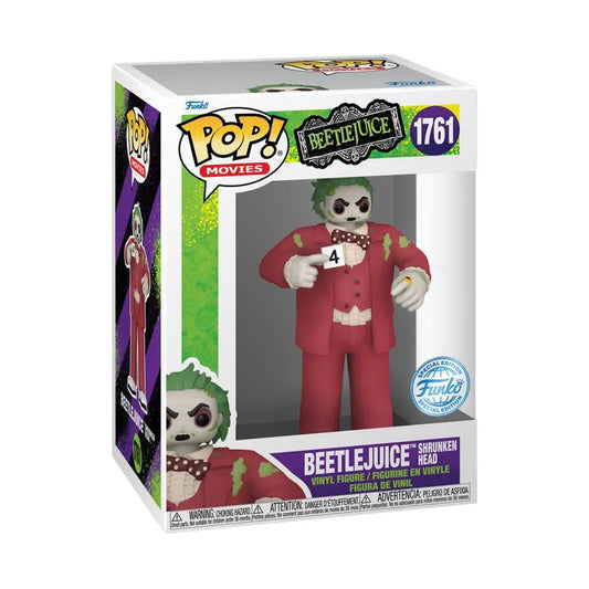 Beetlejuice - Beetlejuice (Shrunken Head) US Exclusive Pop! Vinyl