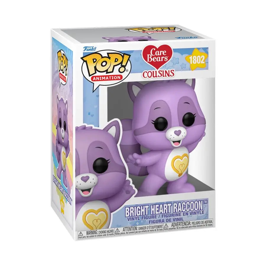 Care Bear Cousins - Bright Heart Raccoon Pop! Vinyl