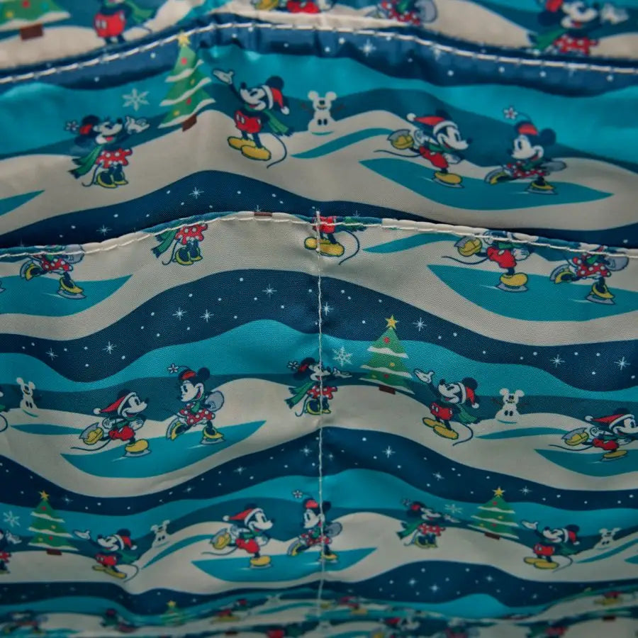 Disney - Mickey & Minnie Holiday Convertible Tote Bag