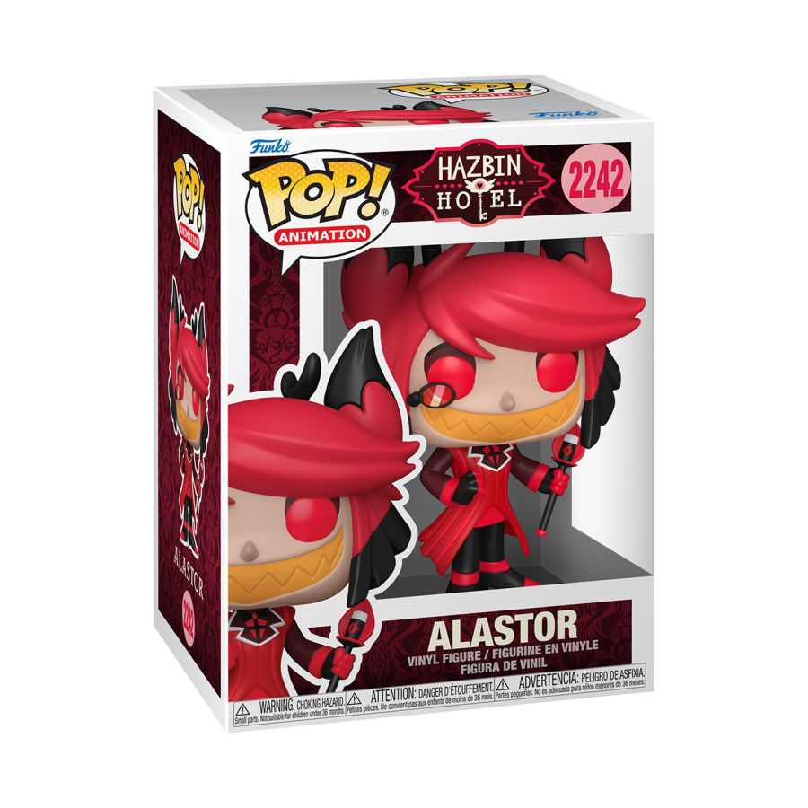 Hazbin Hotel - Alastor Pop! Vinyl - Animation