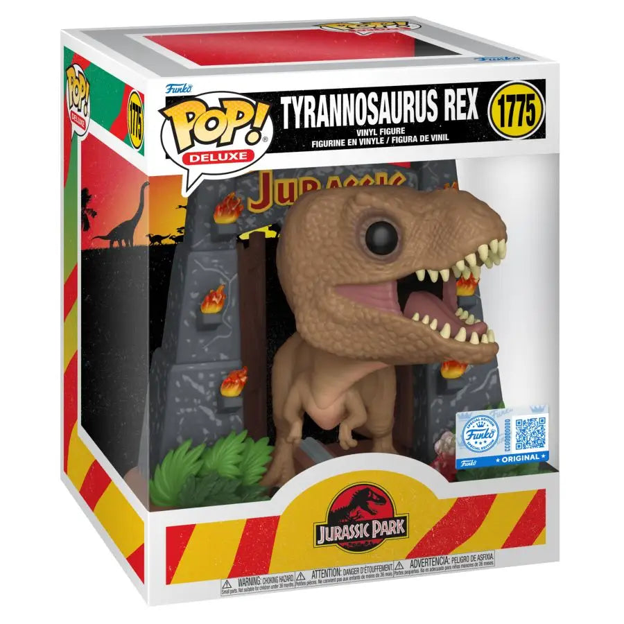 Jurassic Park - Tyrannosaurus Rex (with Gates) US Exclusive Pop! Deluxe