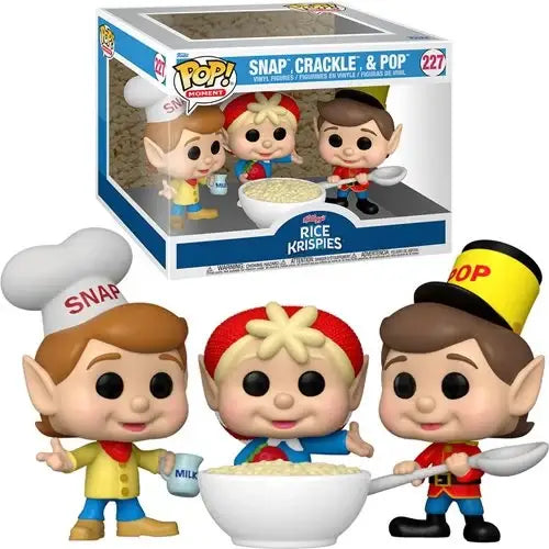 Kelloggs Rice Krispies Snap, Crackle, and Pop Funko Pop! Vinyl Moment #227 - Storybook Swag