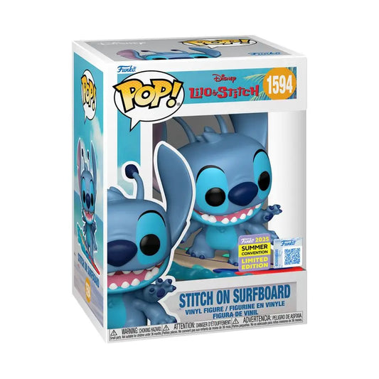 Lilo & Stitch - Stitch on Surfboard SDCC 2025 Exclusive Pop! Vinyl