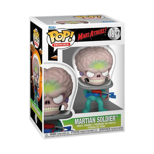 Mars Attacks - Martian Soldier with Atomic Ray Gun Pop! Vinyl