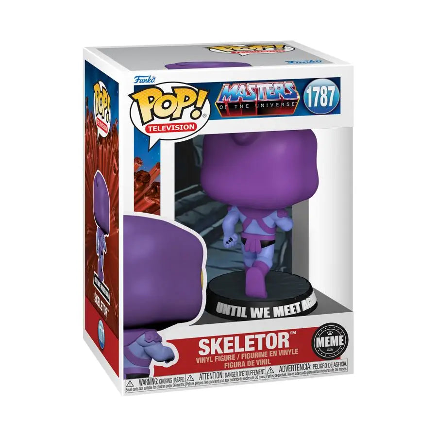 Masters of the Universe - Skeletor ("Until we meet again") US Exclusive Pop! Sayings