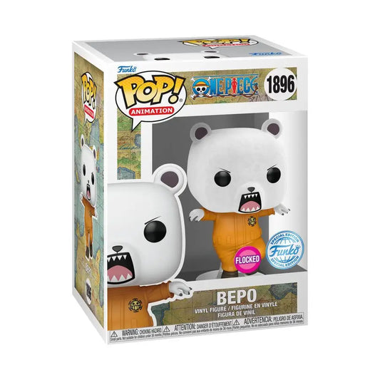 One Piece - Bepo US Exclusive Flocked Pop! Vinyl