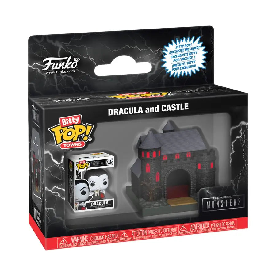Universal Monsters - Dracula's Castle with Dracula Bitty Pop! Town