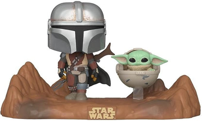 Pop! Star Wars Moment: The Mandalorian - The Mandalorian with The Child