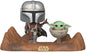 Pop! Star Wars Moment: The Mandalorian - The Mandalorian with The Child