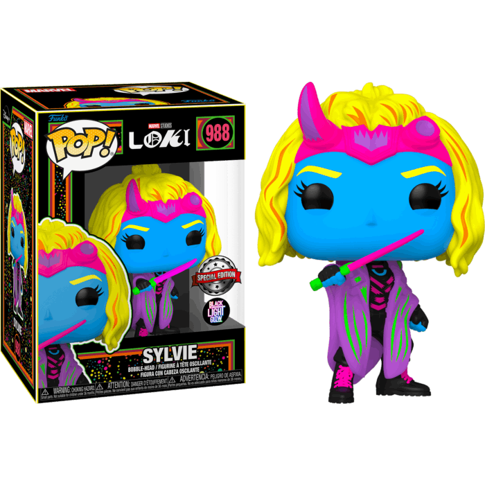 Marvel: Loki (2021) - Sylvie Blacklight Pop! Vinyl