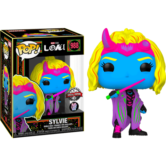 Marvel: Loki (2021) - Sylvie Blacklight Pop! Vinyl