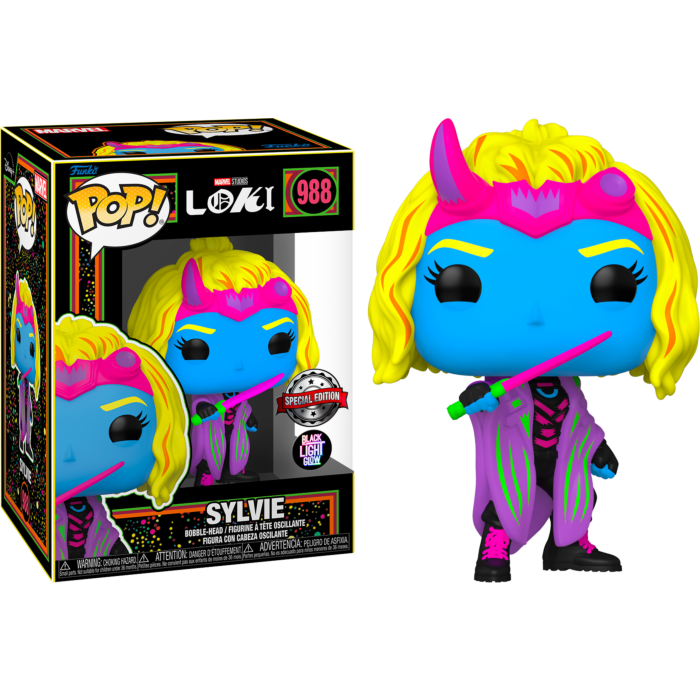 Marvel: Loki (2021) - Sylvie Blacklight Pop! Vinyl