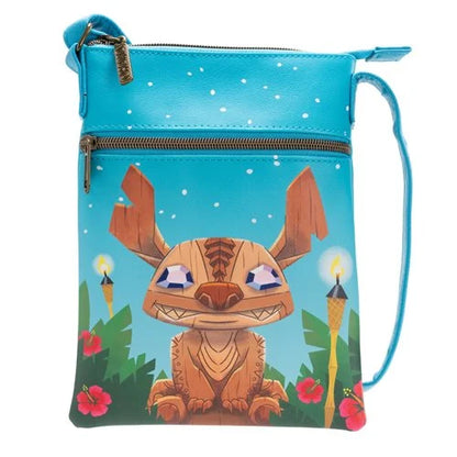 Lilo and Stitch Tiki Stitch Passport Bag - Entertainment Earth Exclusive