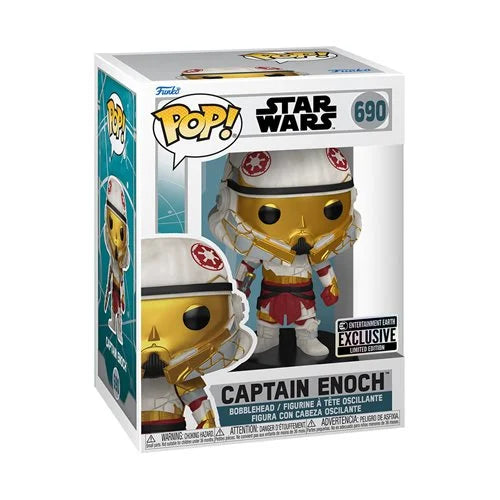 Star Wars: Ahsoka- Captain Enoch Funko Pop! Vinyl Figure #690 - Entertainment Earth Exclusive