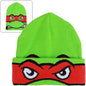 Teenage Mutant Ninja Turtles Raphael Cosplay Roll Down Beanie