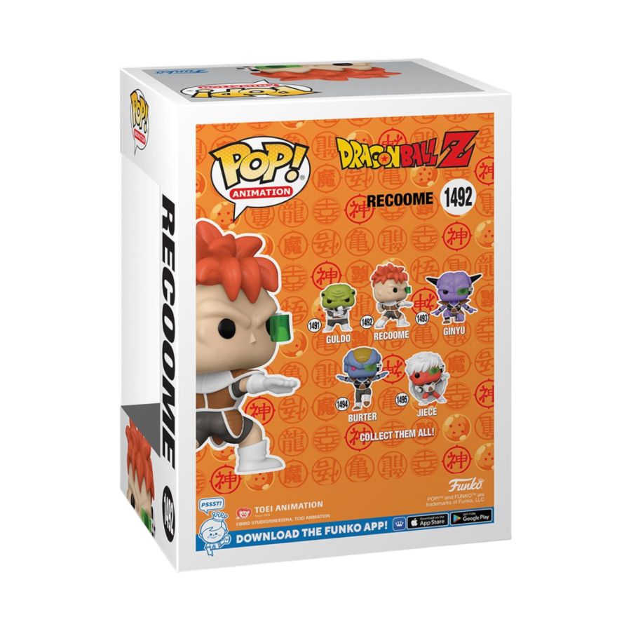 Dragonball Z - Recoome US Exclusive Glow Pop! Vinyl