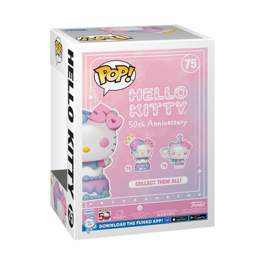 Hello Kitty 50th - Hello Kitty Cake DGL US Exclusive Pop! Vinyl