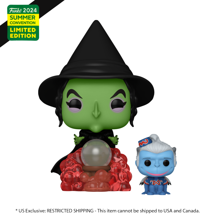 Wizard of Oz - Wicked Witch with Winged Monkey SDCC 2024 US Exclusive Pop! Vinyl