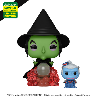 Wizard of Oz - Wicked Witch with Winged Monkey SDCC 2024 US Exclusive Pop! Vinyl