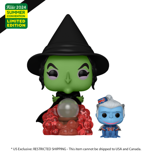 Wizard of Oz - Wicked Witch with Winged Monkey SDCC 2024 US Exclusive Pop! Vinyl