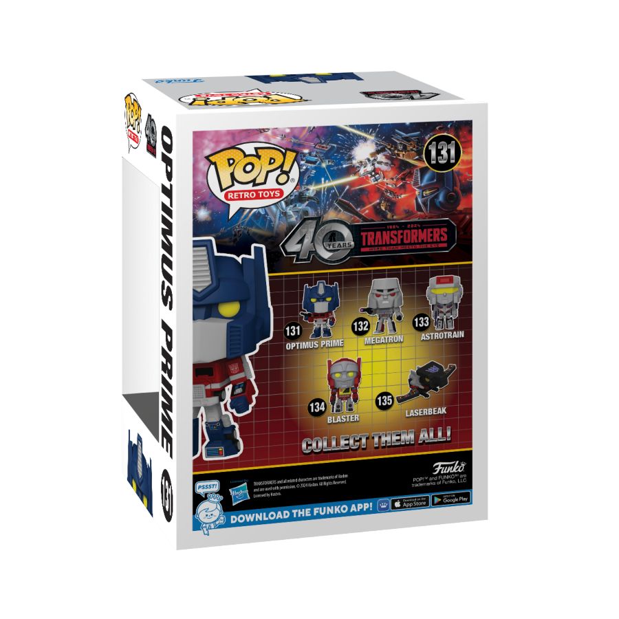 Transformers: G1 - Optimus Prime Pop! Vinyl