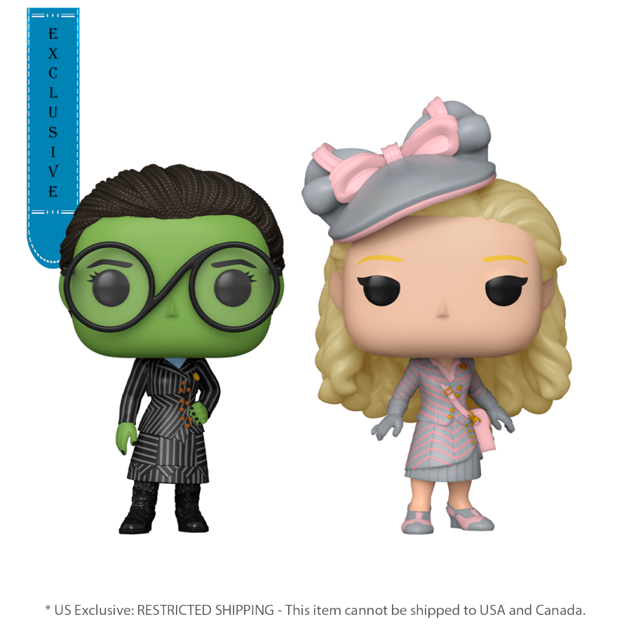 Wicked (2024) - Glinda & Elphaba in Shiz Uniform US Exclusive Pop! 2-Pack