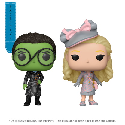 Wicked (2024) - Glinda & Elphaba in Shiz Uniform US Exclusive Pop! 2-Pack