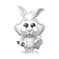 Disney: Sketched - White Rabbit Pop! Vinyl