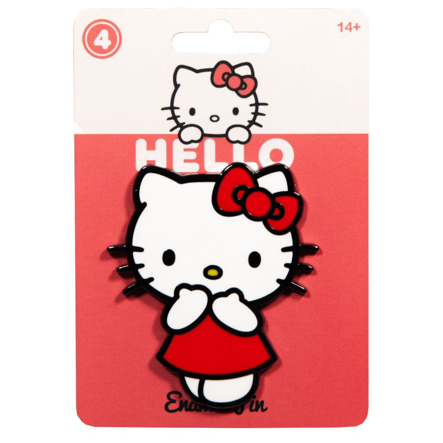 Hello Kitty -Shocked Enamel Pin