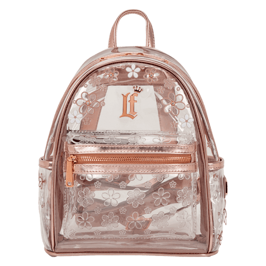 Loungefly - Clear Floral Mini Backpack