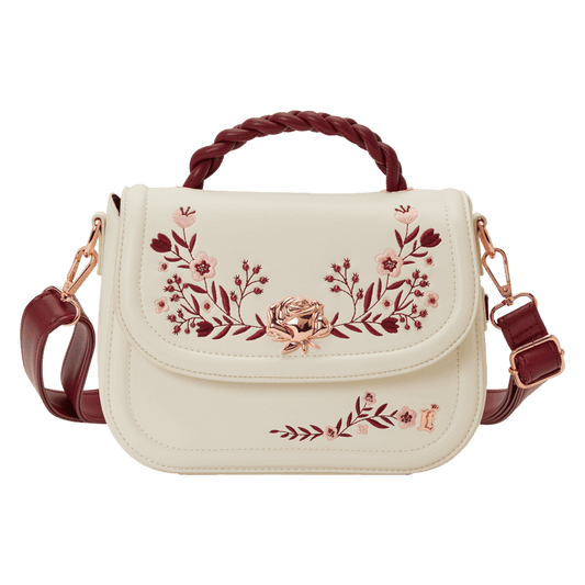Loungefly - Cream & Red Floral Crossbody Bag