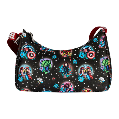 Marvel Comics - Avengers Floral Tattoo Shoulder Bag