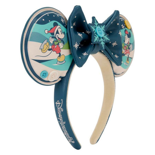 Disney - Mickey & Minnie Holiday Ear Headband