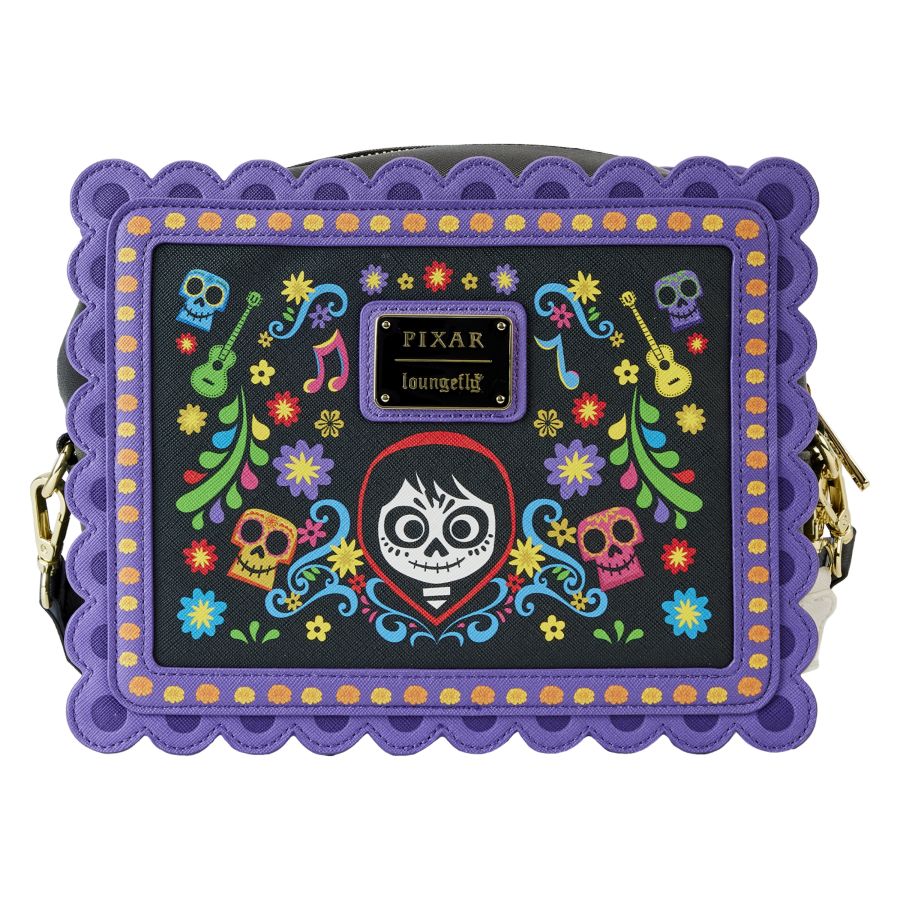 Coco - Miguel Calavera Floral Skull Crossbody Bag