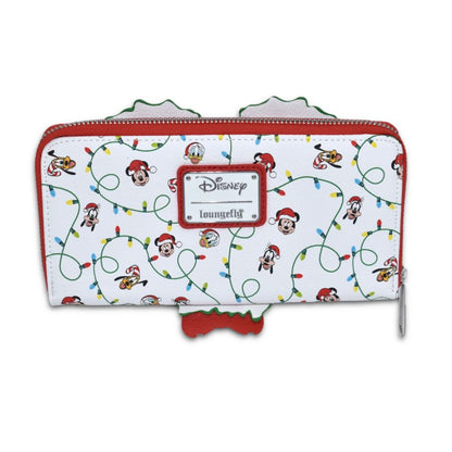 Disney - Mickey Holiday Wreath US Exclusive Zip Around Purse