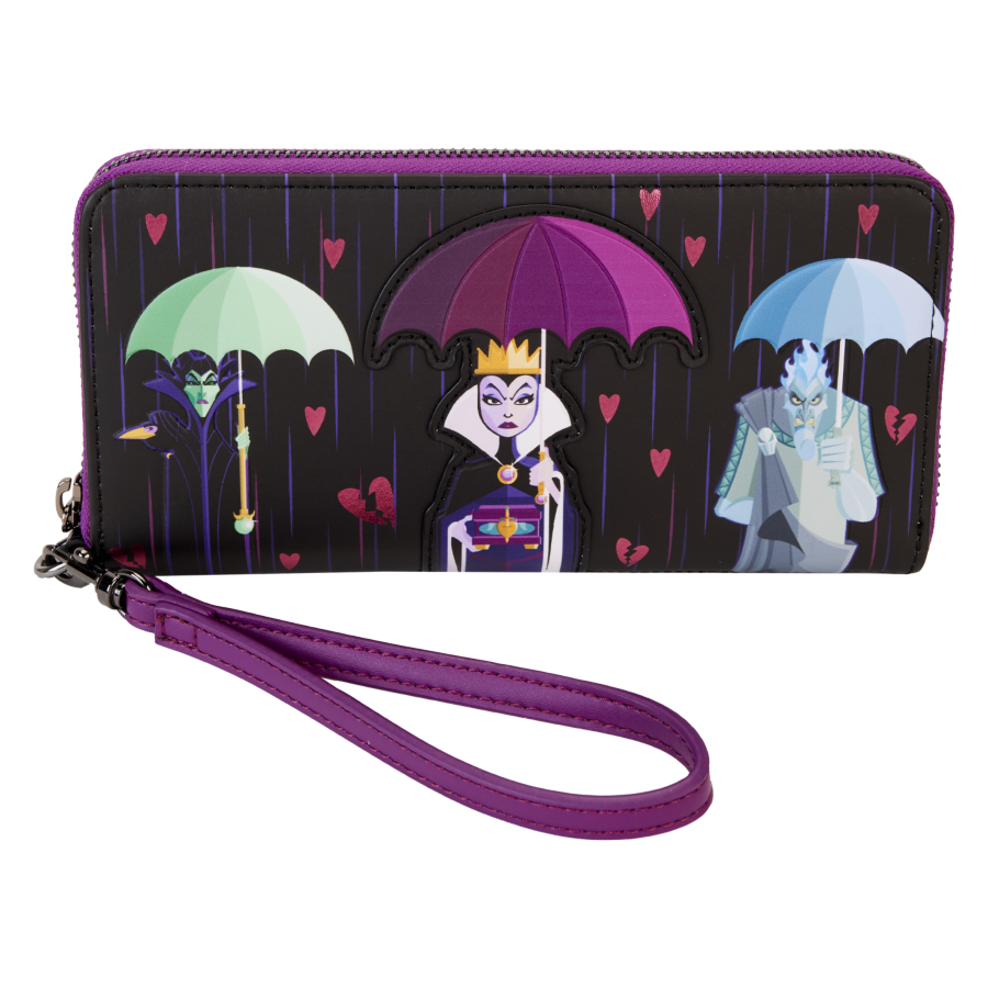 Disney Villains - Curse Your Hearts Zip Wristlet