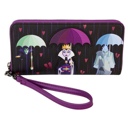 Disney Villains - Curse Your Hearts Zip Wristlet