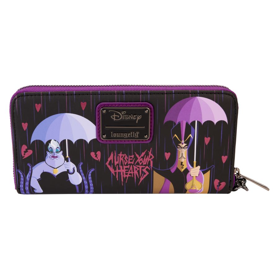 Disney Villains - Curse Your Hearts Zip Wristlet