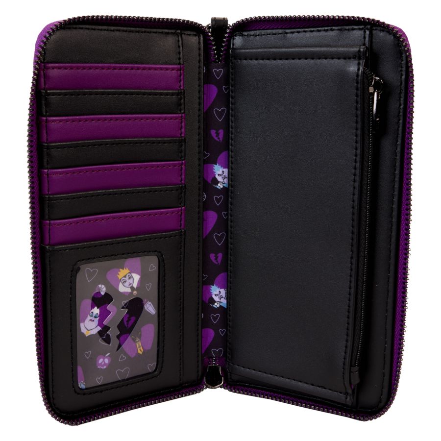 Disney Villains - Curse Your Hearts Zip Wristlet