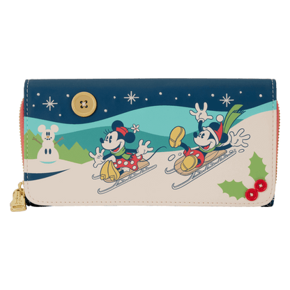 Disney - Mickey & Minnie Holiday Flap Wallet