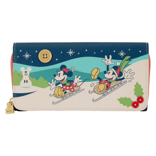 Disney - Mickey & Minnie Holiday Flap Wallet
