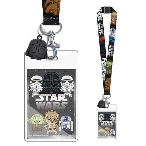 Star Wars - Animated Characters w/ Darth Vader Soft touch dangle