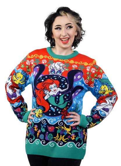 Disney The Little Mermaid Christmas Jumper